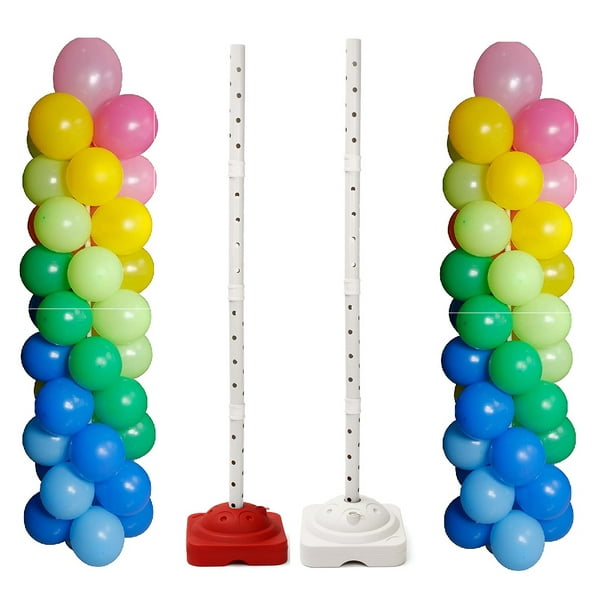 with 2x Pumps Balloon Arch Kit Column Base Pole for Birthday Party Wedding Home
